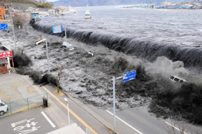 Incoming Tsunami from the Earthquake