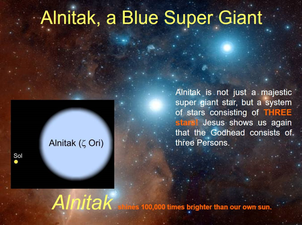 Alnitak, a Blue Super Giant